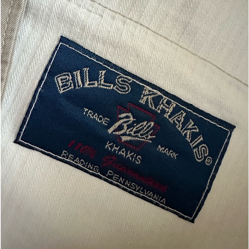 BILL’S KHAKIS 👖 Men’s All Cotton Poplin Flat Front Khaki Trousers - Size 38/29
